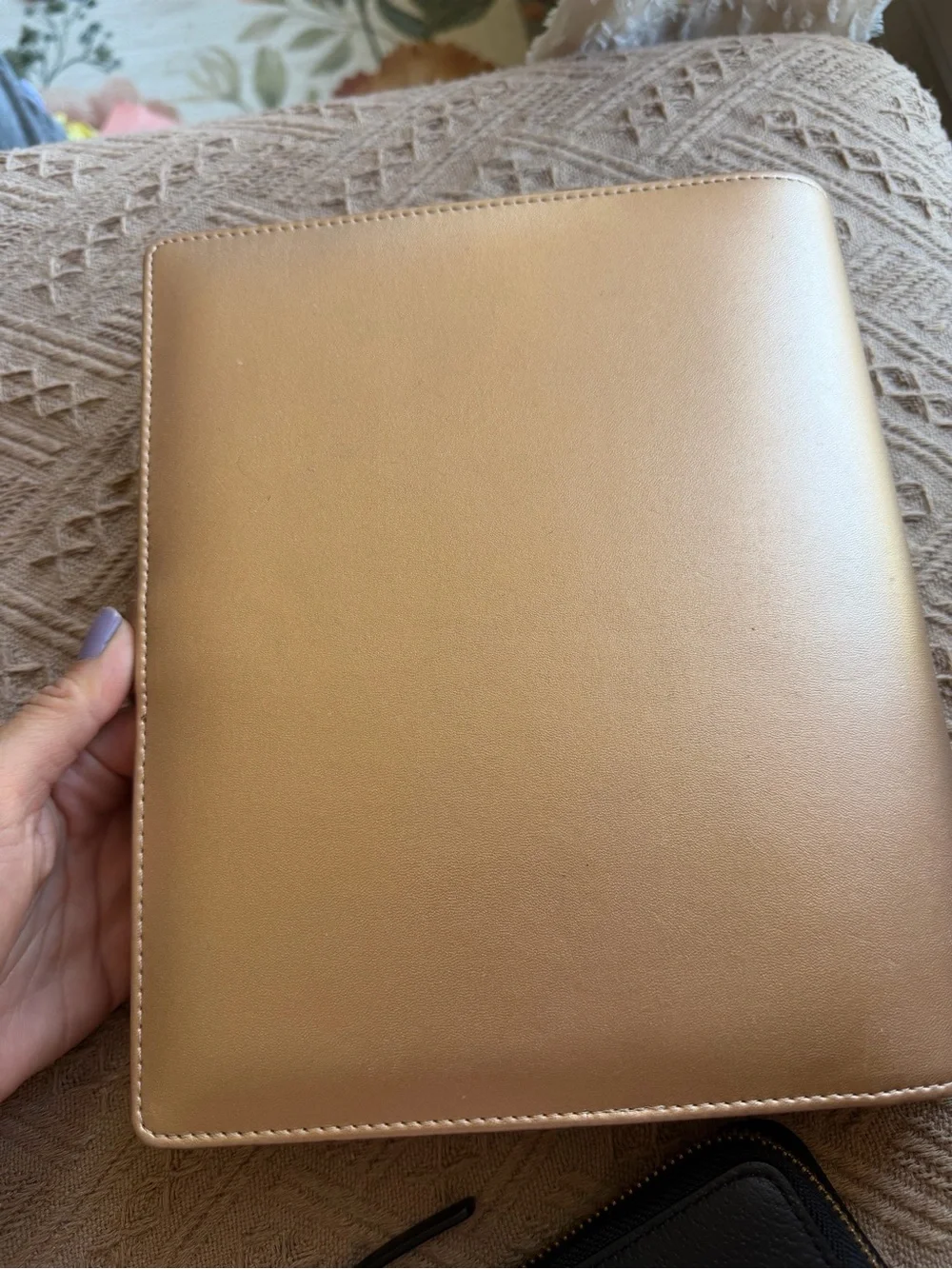 Rose Gold Home Office Planner